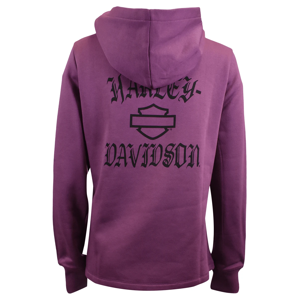 Harley Davidson Harley-Davidson Women's Hoodie Wood Violet Rebellious Laced Pullover (S06) 6 Harley Davidson Harley-Davidson Women's Hoodie Wood Violet Rebellious Laced Pullover (S06) - Image 4