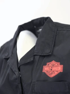 Harley Davidson Harley-Davidson Women's Black Diagonal Paint S/S Woven Shirt (S02) -Harley Davidson Shop 09aeb169 767c 5d94 99ec eacb71082993