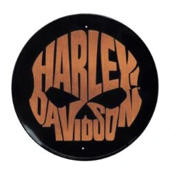 Harley Davidson Harley-Davidson Copper Skull Tin Sign