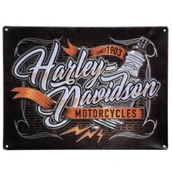 Harley Davidson Harley-Davidson Spark Plug Tin Sign