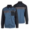 Harley Davidson Harley-Davidson Men's Timeless Mechanic Colorblock L/S Woven Shirt (S48)