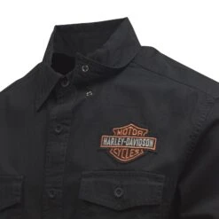 Harley Davidson Harley-Davidson Men's Black Beauty Bar & Shield L/S Woven Shirt (S52B) 10 Harley Davidson Harley-Davidson Men's Black Beauty Bar & Shield L/S Woven Shirt (S52B) -Harley Davidson Shop 198eda76 a6a1 5a5c a208 a687f81b6845