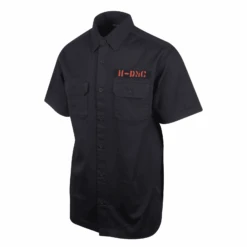 Harley Davidson Harley-Davidson Men's Black Hold Out H-DMC Patch S/S Woven Shirt (S41A) -Harley Davidson Shop 1a9283c9 37a6 58b8 a344 2b7f2df2f167