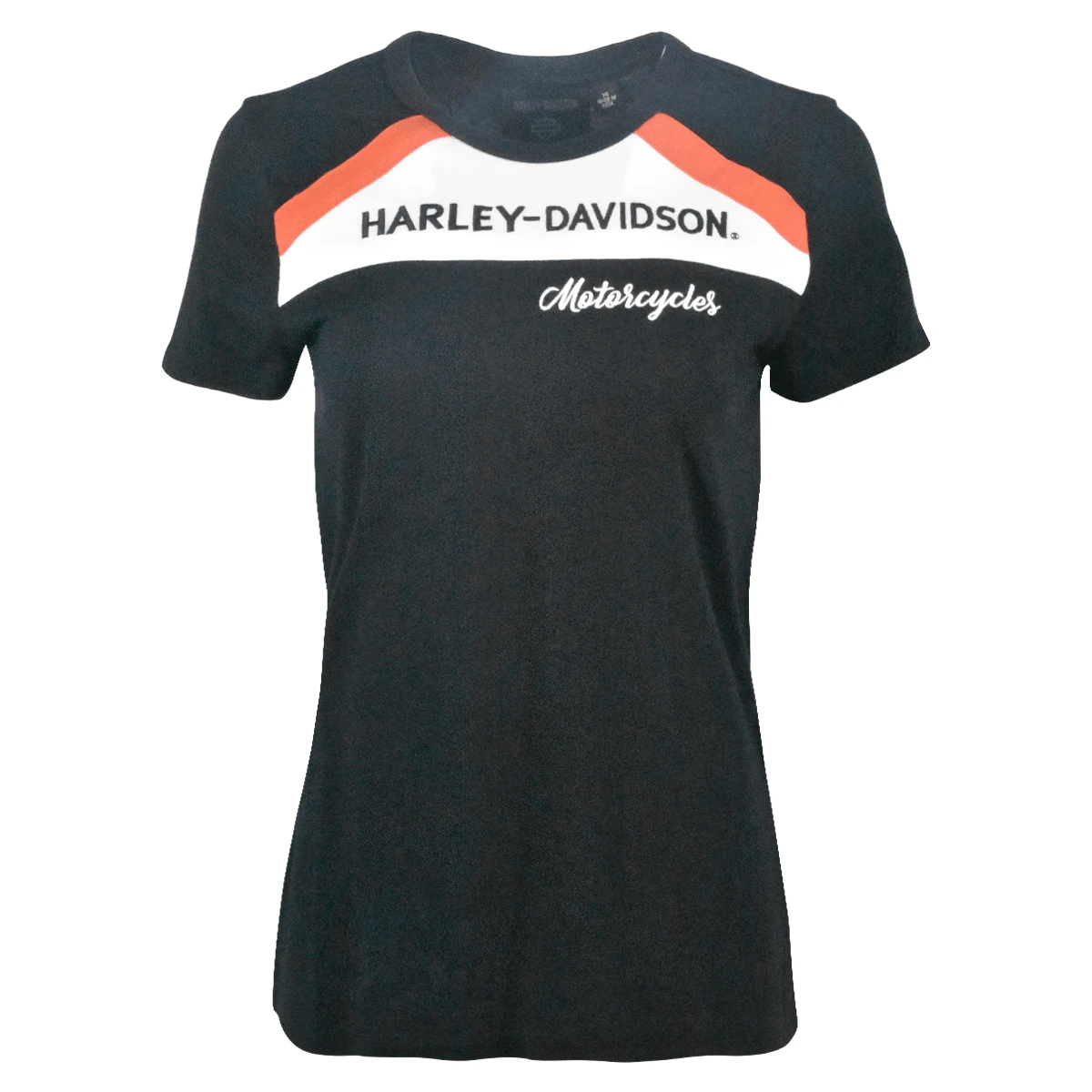 Harley Davidson Harley-Davidson Women's T-Shirt Accelerate Stripe Knit Top (S06) 4 Harley Davidson Harley-Davidson Women's T-Shirt Accelerate Stripe Knit Top (S06) - Image 2