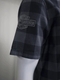 Harley Davidson Harley-Davidson Men's Navy Box Plaid S/S Woven Shirt (S04) 16 Harley Davidson Harley-Davidson Men's Navy Box Plaid S/S Woven Shirt (S04) -Harley Davidson Shop 22f290ed 7bcb 57c1 b564 cc72baa11460