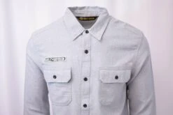 Harley Davidson Harley-Davidson Men's Slim Fit Light Grey L/S Woven 150 -Harley Davidson Shop 2453d6b7 dcfa 54b9 ac7b b0d8881353b8