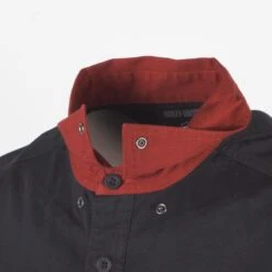 Harley Davidson Harley-Davidson Men's Black Red Moto Club S/S Woven Shirt (S44) -Harley Davidson Shop 24e5139a 475a 59d8 be39 8f3c4cb363ef
