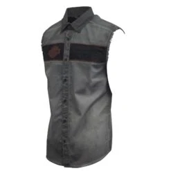 Harley Davidson Harley-Davidson Men's Blackened Pearl Iron Bond Blowout Sleeveless Shirt -Harley Davidson Shop 261b8ab6 6ffc 528f 9c75 95fba5ebcf03