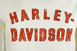 Harley Davidson Harley-Davidson Women's T-Shirt White Orange Block Letters Logo Tee (S17) -Harley Davidson Shop 26f6e2b7 e154 5c71 ba94 bb8ca3996ceb