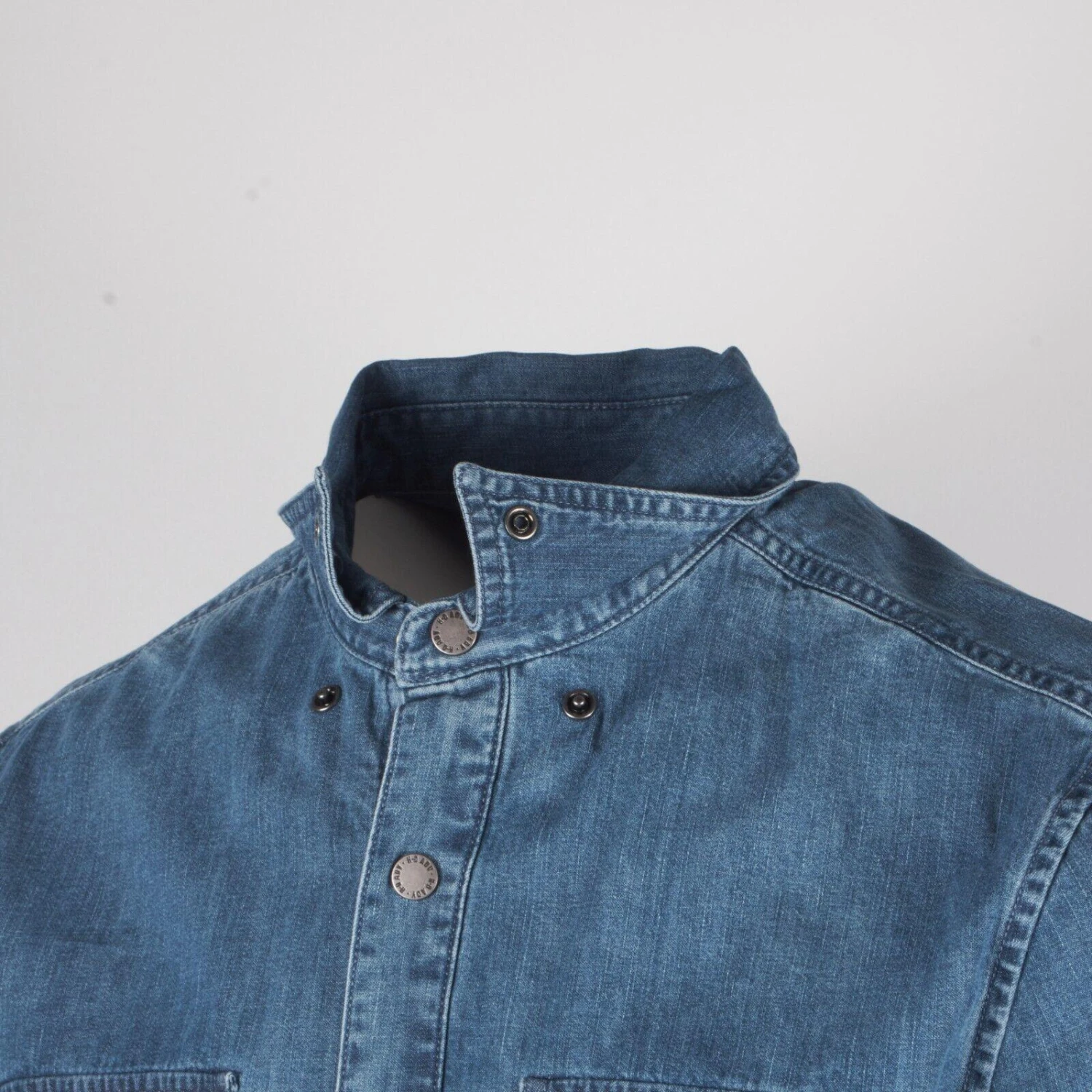 Harley Davidson Harley-Davidson Men's L.Indigo Artist Drive H-D ADV Denim L/S Woven Shirt (S49B) 7 Harley Davidson Harley-Davidson Men's L.Indigo Artist Drive H-D ADV Denim L/S Woven Shirt (S49B) - Image 5