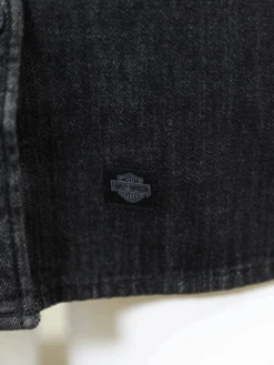 Harley Davidson Harley-Davidson Women's Grey Denim L/S Woven Shirt (S05) -Harley Davidson Shop 2c4ecfff 3644 50fa 9ea5 f2a67fa955d7