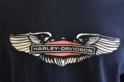 Harley Davidson Harley-Davidson Men's T-Shirt Black With Logo Heart Wings (S84) -Harley Davidson Shop 311b0cd7 e0be 57bc 8728 0a0f3d5abdfc