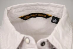 Harley Davidson Harley-Davidson Women's Beige 1903 L/S Woven Shirt (S17) -Harley Davidson Shop 358e4047 5f7c 5e1e b473 9cec63b9f920