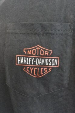 Harley Davidson Harley-Davidson Men's T-Shirt Pocket Logo With Riding Back Graphics (S78) -Harley Davidson Shop 3c0f2f26 67d1 5674 886f bfdbaa187fb6