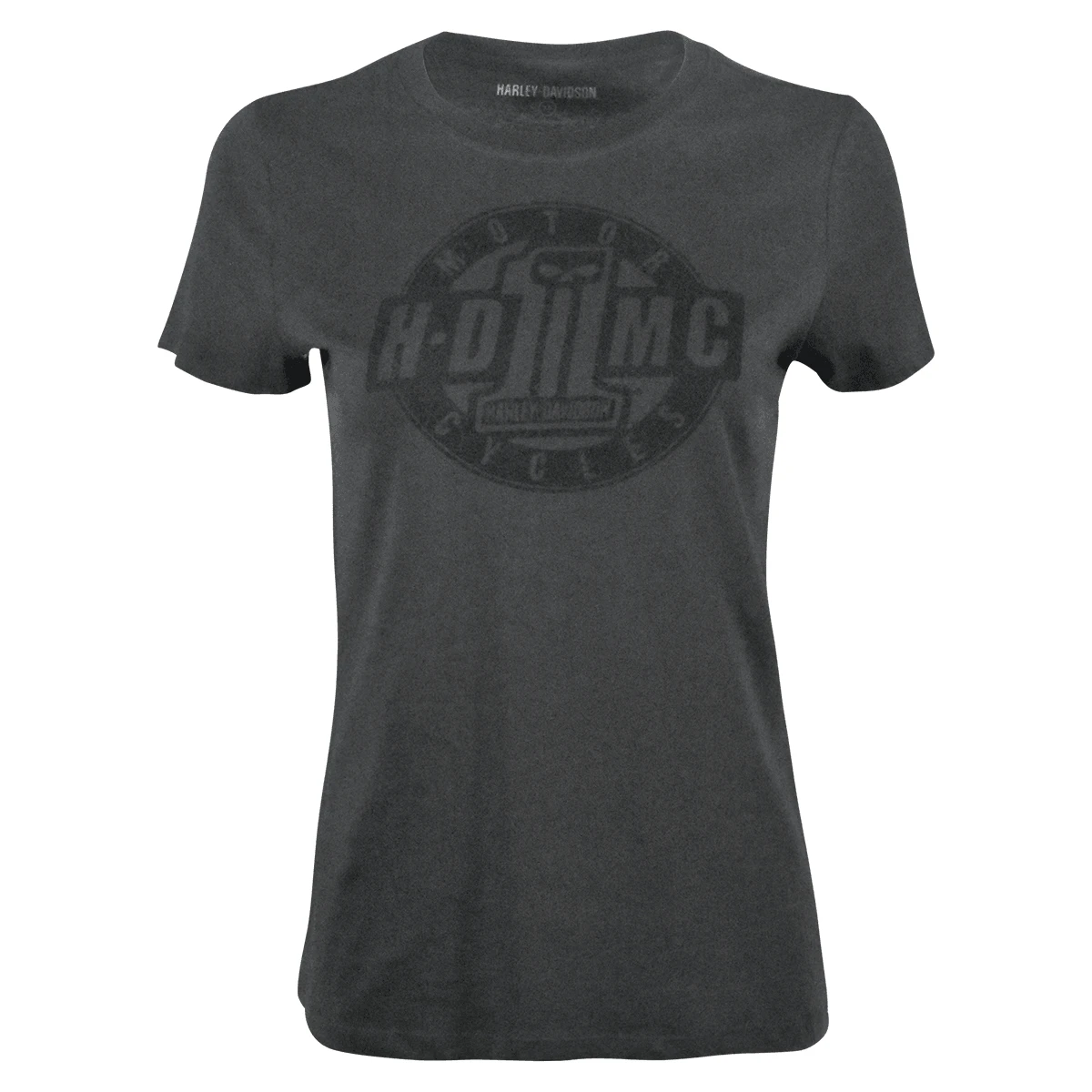 Harley Davidson Harley-Davidson Women's T-Shirt Charcoal HDMC #1 Short Sleeve (S01) 3 Harley Davidson Harley-Davidson Women's T-Shirt Charcoal HDMC #1 Short Sleeve (S01)