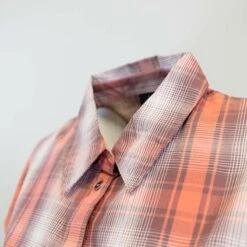 Harley Davidson Harley-Davidson Women's Red Orange Ombre Plaid S/S Woven Shirt Vest (S03) -Harley Davidson Shop 418d82b2 6a4c 5cc0 9583 28bebf3899f1