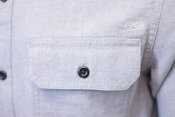 Harley Davidson Harley-Davidson Men's Slim Fit Light Grey L/S Woven 150 -Harley Davidson Shop 41918f29 2d92 541f 9869 2916dfebceb8