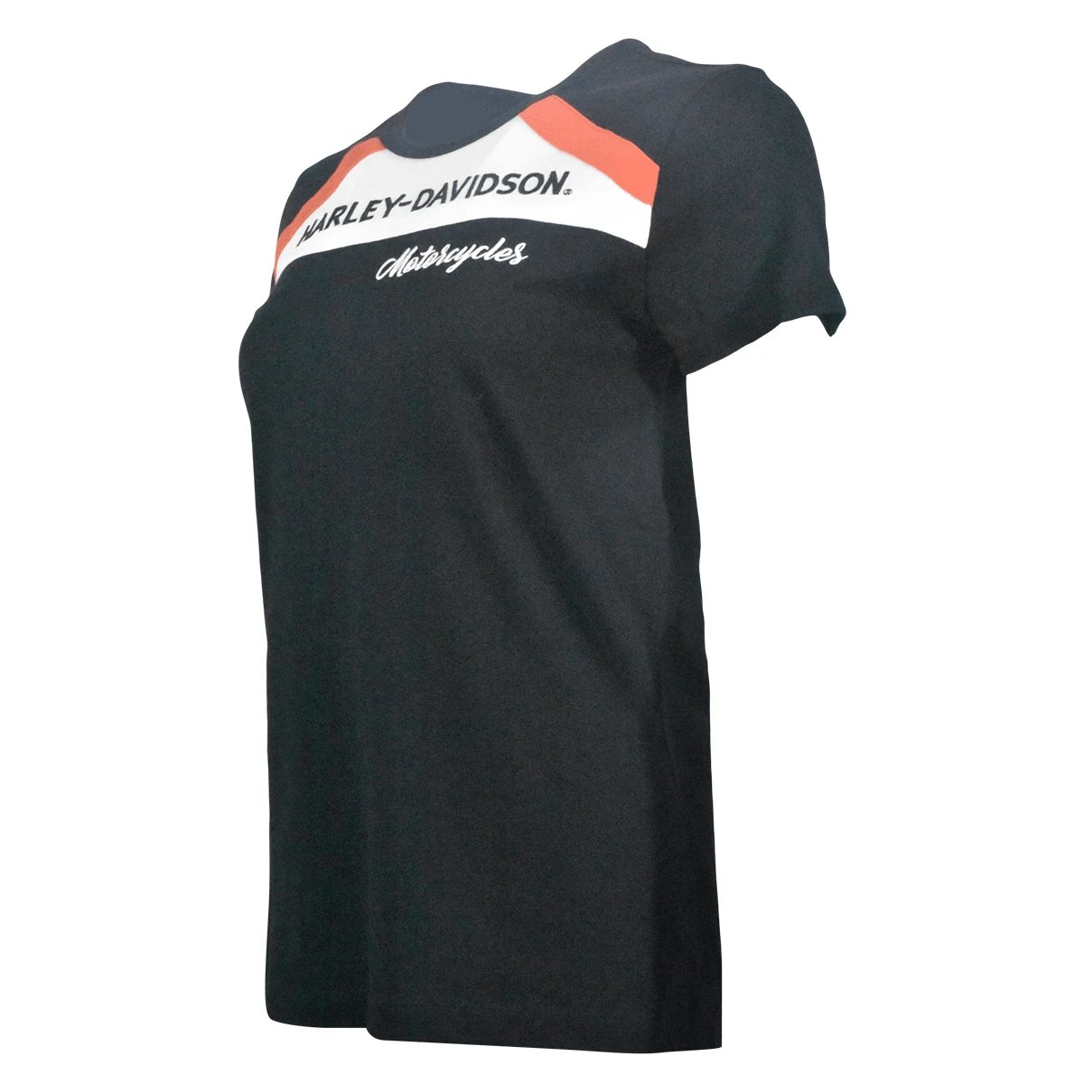 Harley Davidson Harley-Davidson Women's T-Shirt Accelerate Stripe Knit Top (S06) 5 Harley Davidson Harley-Davidson Women's T-Shirt Accelerate Stripe Knit Top (S06) - Image 3