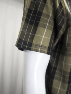 Harley Davidson Harley-Davidson Men's Metallic Sunburst Green Plaid S/S Woven Shirt (S10) -Harley Davidson Shop 489e9e16 4c49 5f79 862f f799f5ec548a