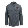 Harley Davidson Harley-Davidson Men's Stormy Weather Bar & Shield L/S Woven Shirt (S52A)