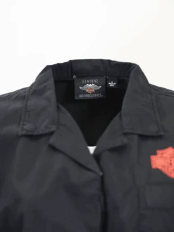 Harley Davidson Harley-Davidson Women's Black Diagonal Paint S/S Woven Shirt (S02) -Harley Davidson Shop 510624fe d7af 507b 825c 1fa68842a69e