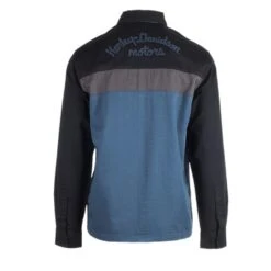 Harley Davidson Harley-Davidson Men's Timeless Mechanic Colorblock L/S Woven Shirt (S48) -Harley Davidson Shop 5219e091 8941 5e5a b87f 0fe1d69068f8