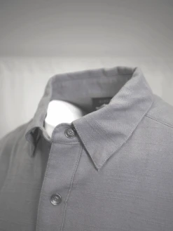 Harley Davidson Harley-Davidson Men's Solid Grey Snap On Button L/S Woven Shirt (S10) -Harley Davidson Shop 53a5126a bef7 5c54 9ffc de68fe7a40c2