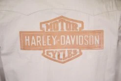 Harley Davidson Harley-Davidson Women's Beige 1903 L/S Woven Shirt (S17) -Harley Davidson Shop 5600cf81 e217 55a6 999d 00d21435f82f