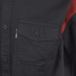 Harley Davidson Harley-Davidson Men's Black Red Moto Club S/S Woven Shirt (S44) -Harley Davidson Shop 575baf99 3616 5007 bc7e 7e1e6f37c444