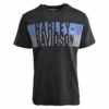 Harley Davidson Harley-Davidson Men's T-Shirt Black Blue Grey Colorblock Logo Tee (S82) -Harley Davidson Shop 5b778a97 2a0e 59a1 bb74 3167339eb9af