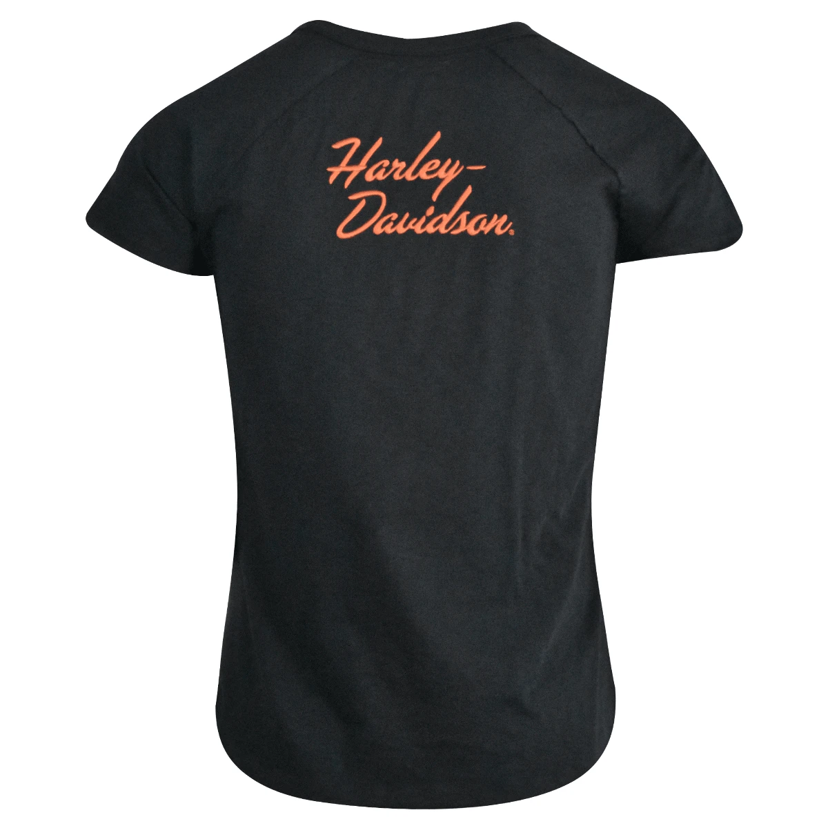 Harley Davidson Harley-Davidson Women's T-Shirt Black 4 Button Henley (S24) 6 Harley Davidson Harley-Davidson Women's T-Shirt Black 4 Button Henley (S24) - Image 4