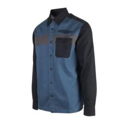Harley Davidson Harley-Davidson Men's Timeless Mechanic Colorblock L/S Woven Shirt (S48) -Harley Davidson Shop 602927ae 4193 533d a082 f0c8268d59da