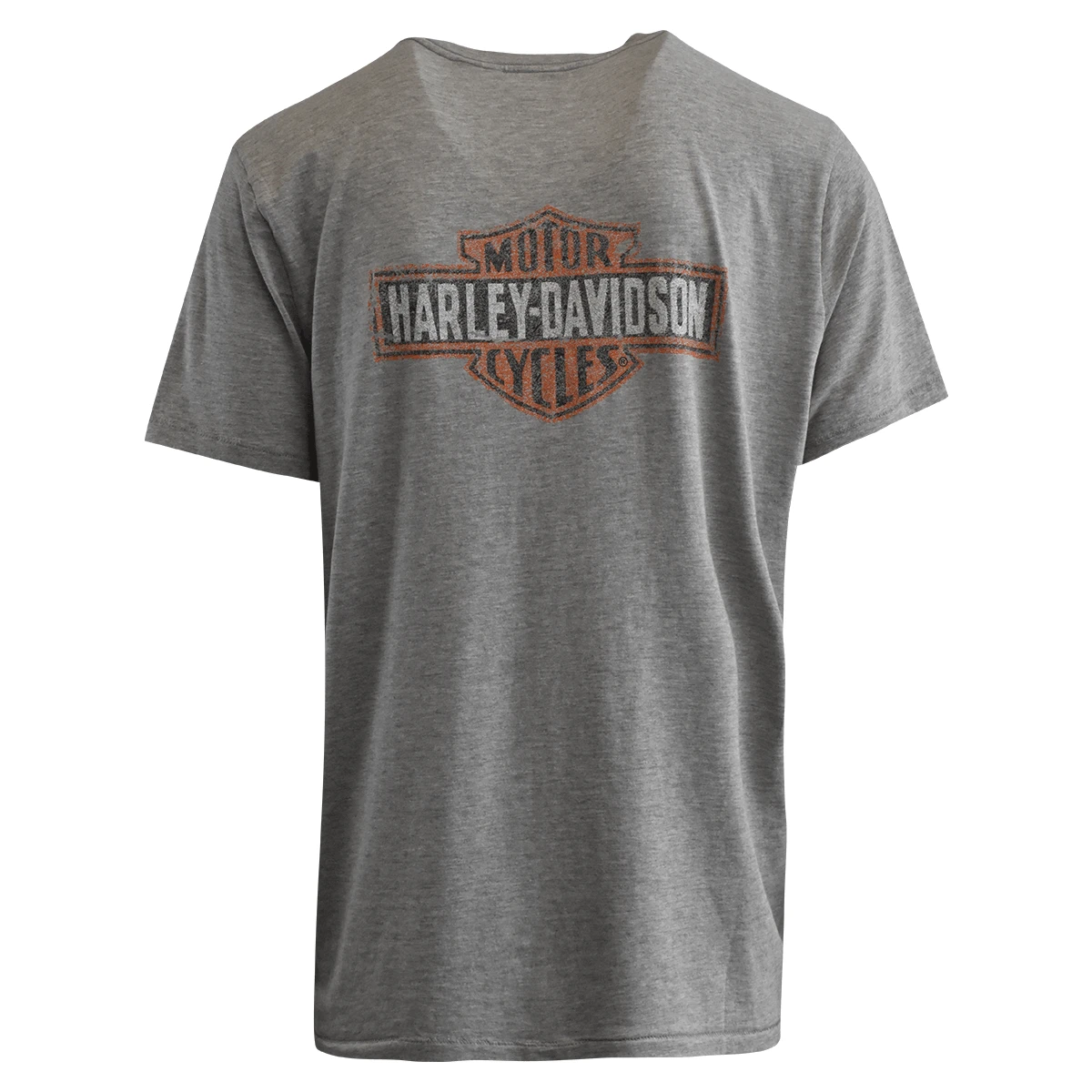 Harley Davidson Harley-Davidson Men's T-Shirt Heather Grey Distressed Logo Back Graphics (S89) 6 Harley Davidson Harley-Davidson Men's T-Shirt Heather Grey Distressed Logo Back Graphics (S89) - Image 4