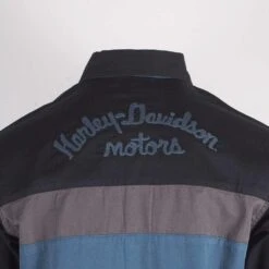 Harley Davidson Harley-Davidson Men's Timeless Mechanic Colorblock L/S Woven Shirt (S48) -Harley Davidson Shop 6800fb9b 8c64 5d68 9ab0 8d58619defce