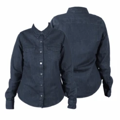 Harley Davidson Harley-Davidson Women's Dark Indigo Artist Drive HD ADV L/S Denim Shirt (S07B)
