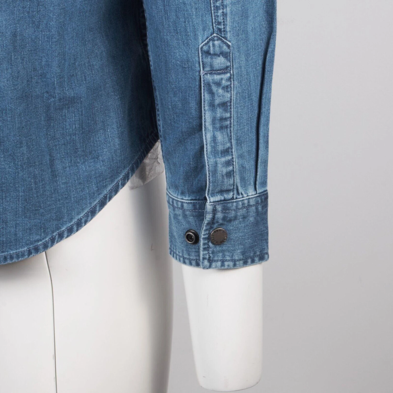 Harley Davidson Harley-Davidson Men's L.Indigo Artist Drive H-D ADV Denim L/S Woven Shirt (S49B) 8 Harley Davidson Harley-Davidson Men's L.Indigo Artist Drive H-D ADV Denim L/S Woven Shirt (S49B) - Image 6