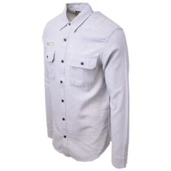 Harley Davidson Harley-Davidson Men's Slim Fit Light Grey L/S Woven 150 -Harley Davidson Shop 857a6f55 0504 5750 b3db 62f20f80e632