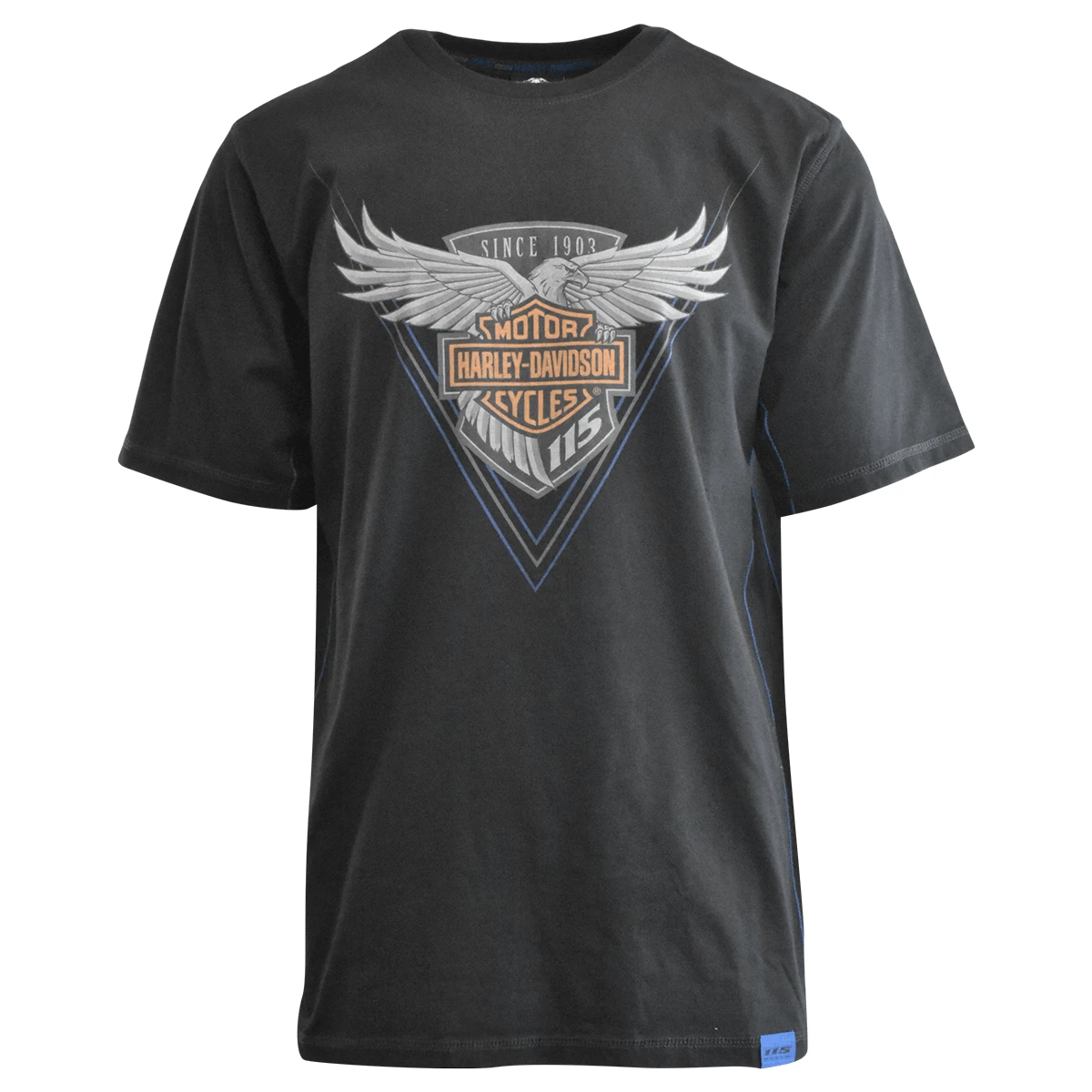 Harley Davidson Harley-Davidson Men's T-Shirt Eagle Wings 115th Anniversary Graphic (S76) 4 Harley Davidson Harley-Davidson Men's T-Shirt Eagle Wings 115th Anniversary Graphic (S76) - Image 2