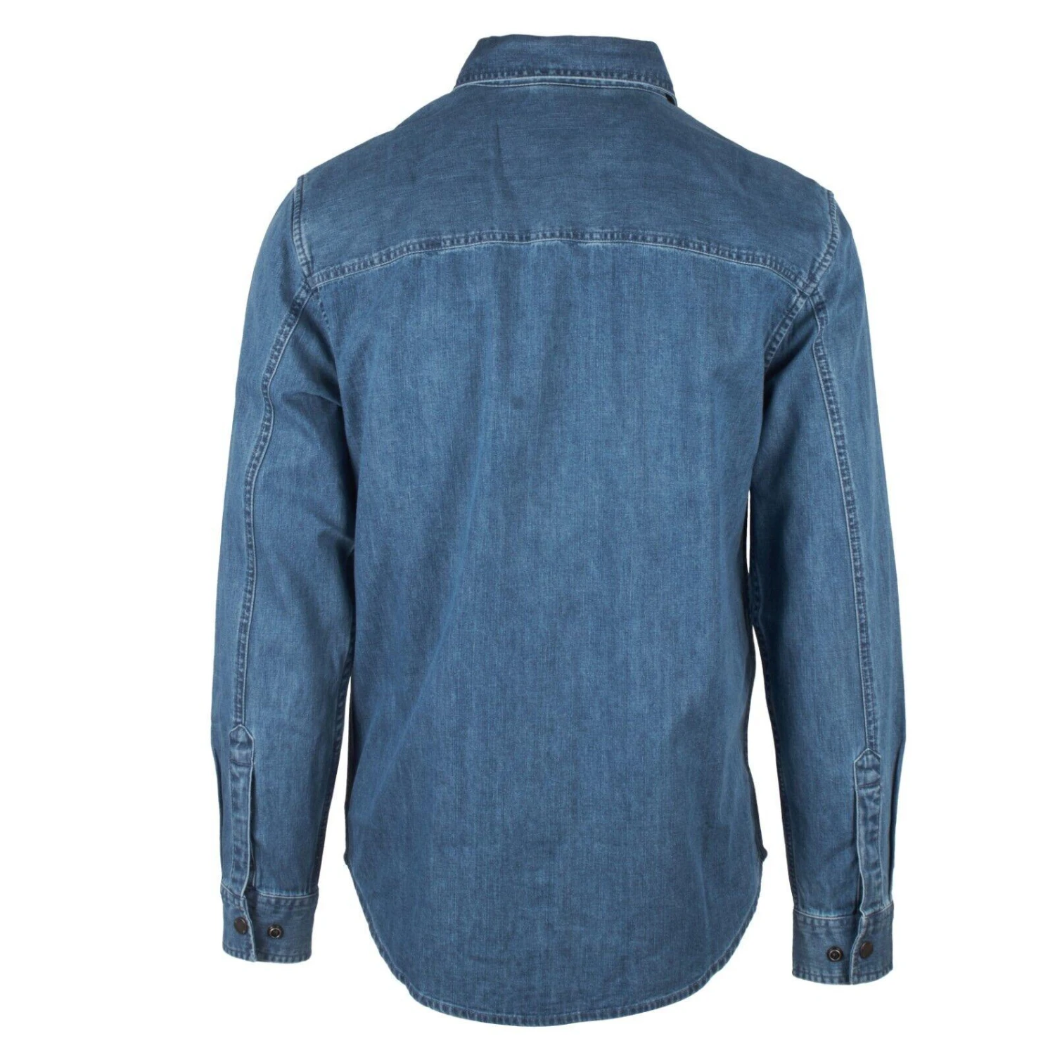 Harley Davidson Harley-Davidson Men's L.Indigo Artist Drive H-D ADV Denim L/S Woven Shirt (S49B) 5 Harley Davidson Harley-Davidson Men's L.Indigo Artist Drive H-D ADV Denim L/S Woven Shirt (S49B) - Image 3