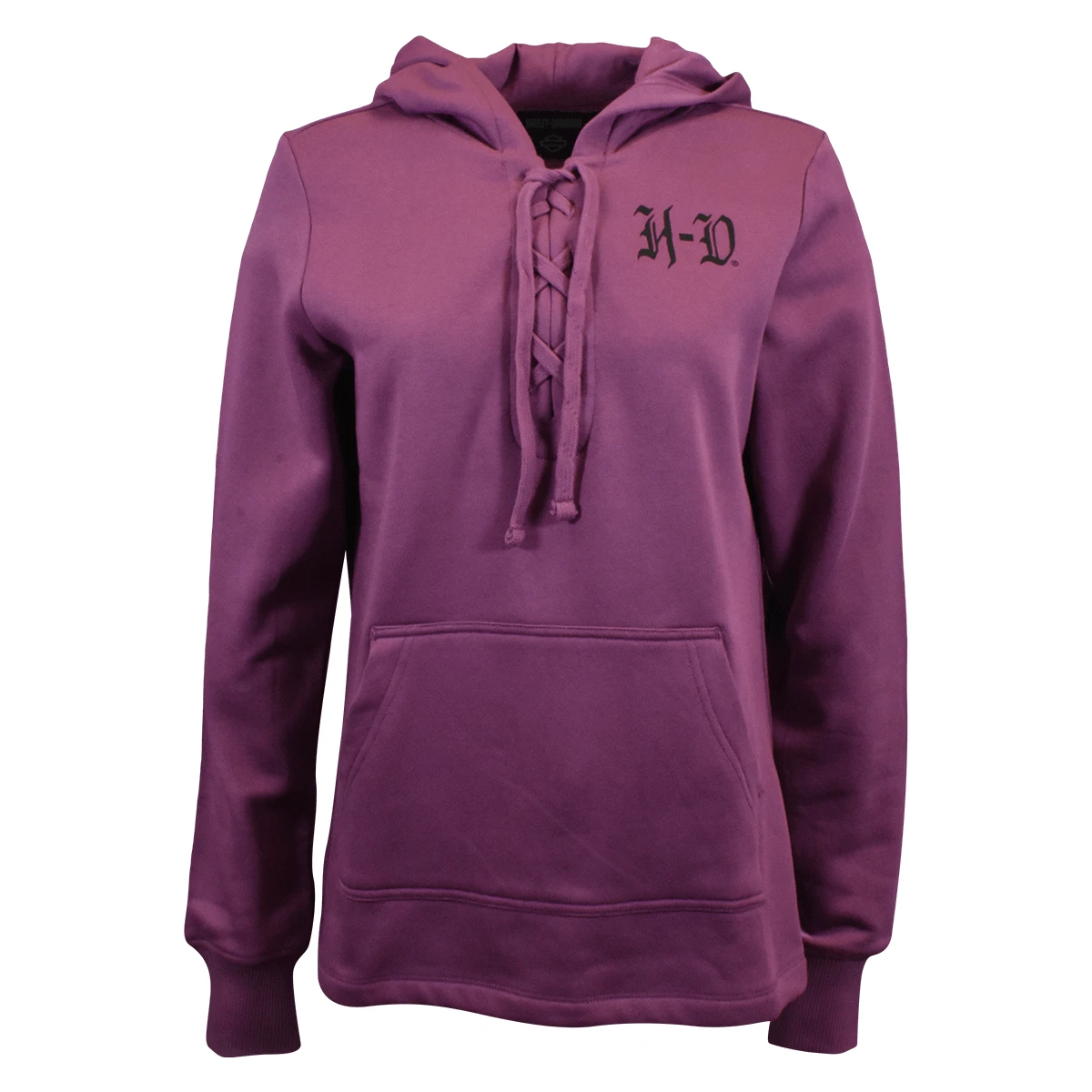 Harley Davidson Harley-Davidson Women's Hoodie Wood Violet Rebellious Laced Pullover (S06) 4 Harley Davidson Harley-Davidson Women's Hoodie Wood Violet Rebellious Laced Pullover (S06) - Image 2