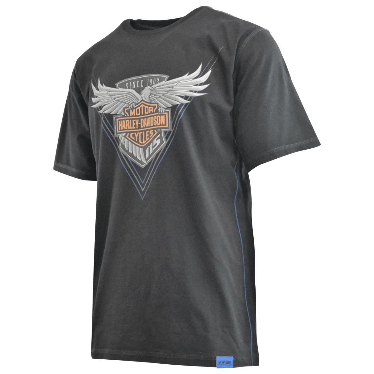 Harley Davidson Harley-Davidson Men's T-Shirt Eagle Wings 115th Anniversary Graphic (S76) 5 Harley Davidson Harley-Davidson Men's T-Shirt Eagle Wings 115th Anniversary Graphic (S76) - Image 3