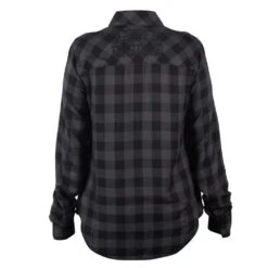 Harley Davidson Harley-Davidson Women's Black Plaid H-D Classic L/S Woven Shirt (S06) -Harley Davidson Shop 9f214922 309f 5dec 887b cd7aea41b1ed