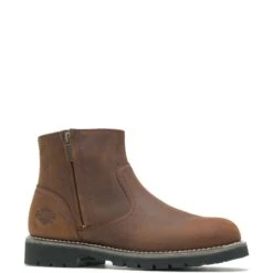 Harley Davidson Harley-Davidson Winslow 5" D55001 Mens Brown Leather Motorcycle Boots