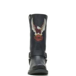 Harley Davidson Harley-Davidson Darren D93216 Mens Black Leather Motorcycle Boots -Harley Davidson Shop HDM D93216 092121 F14 IMG8 03