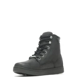 Harley Davidson Harley-Davidson Watkins Lace D93758 Mens Black Leather Lifestyle Sneakers Shoes -Harley Davidson Shop HDM D93758 030722 S21 IMG8 04