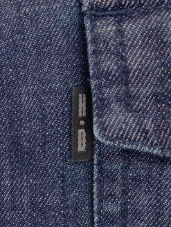 Harley Davidson Harley-Davidson Men's Navy Denim L/S Woven Shirt (S41) -Harley Davidson Shop HDTag