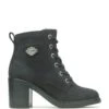 Harley Davidson Harley-Davidson Corby Lace D15000 Womens Black Leather Ankle & Booties Boots 2 Harley Davidson Harley-Davidson Corby Lace D15000 Womens Black Leather Ankle & Booties Boots -Harley Davidson Shop HDW D15000 061622 S23 IMG11 01 d0368918 3e29 46df 94ef cc3567018fc2