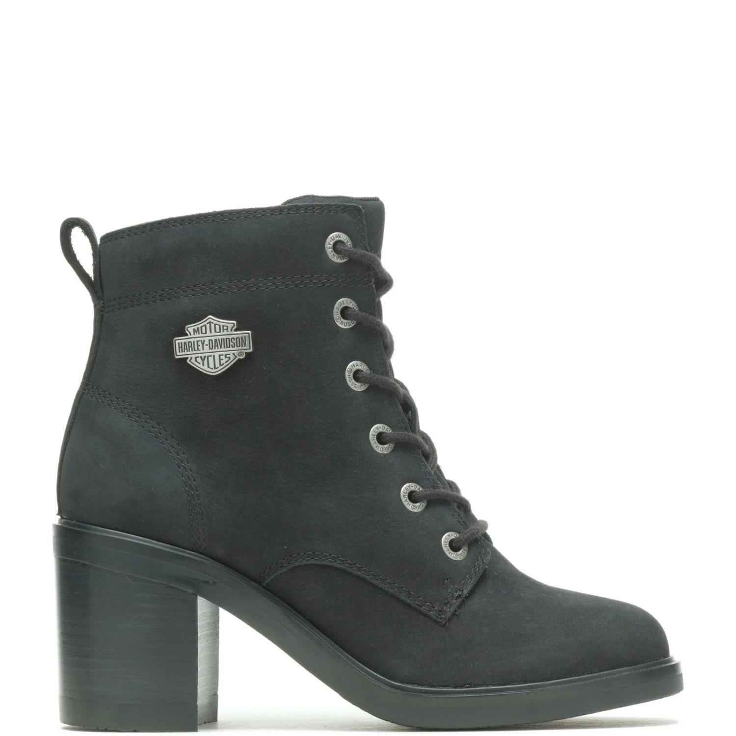 Harley Davidson Harley-Davidson Corby Lace D15000 Womens Black Leather Ankle & Booties Boots 3 Harley Davidson Harley-Davidson Corby Lace D15000 Womens Black Leather Ankle & Booties Boots