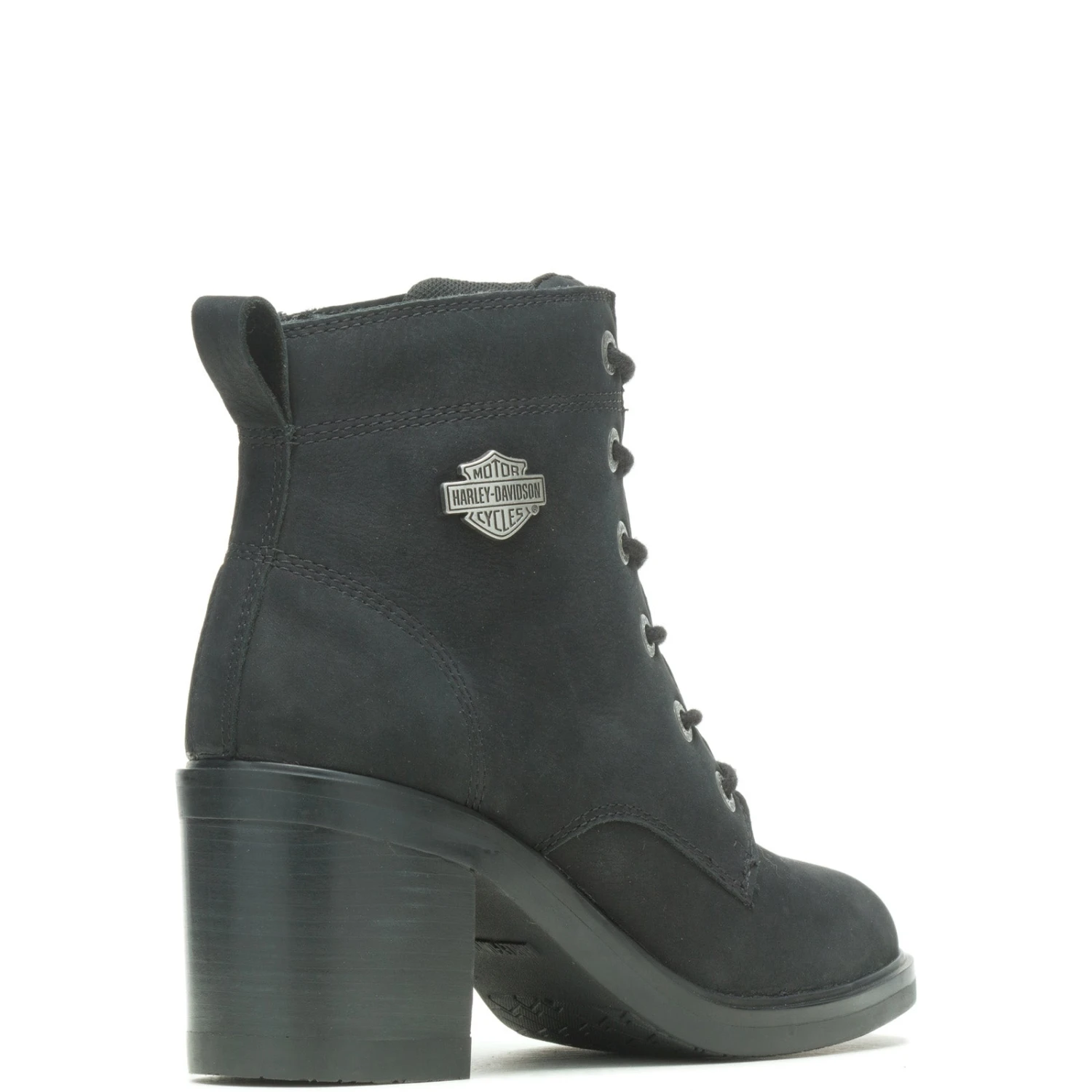 Harley Davidson Harley-Davidson Corby Lace D15000 Womens Black Leather Ankle & Booties Boots 11 Harley Davidson Harley-Davidson Corby Lace D15000 Womens Black Leather Ankle & Booties Boots - Image 9