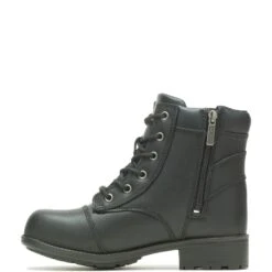 Harley Davidson Harley-Davidson Raine Steel Toe D83883 Womens Black Leather Motorcycle Boots -Harley Davidson Shop HDW D83883 110821 F21 IMG8 04